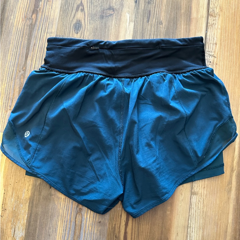 Lululemon teal shorts